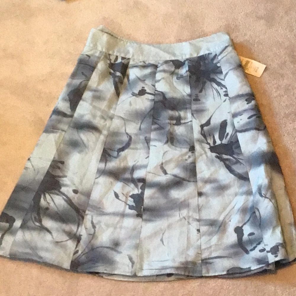 Coldwater Watercolored Printed Skirt